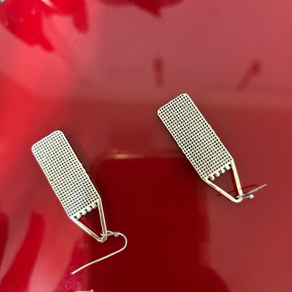 Colorful Abstract Earrings - Picture 4 of 5